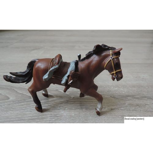 Figurine Papo : Cheval Cowboy (Western)