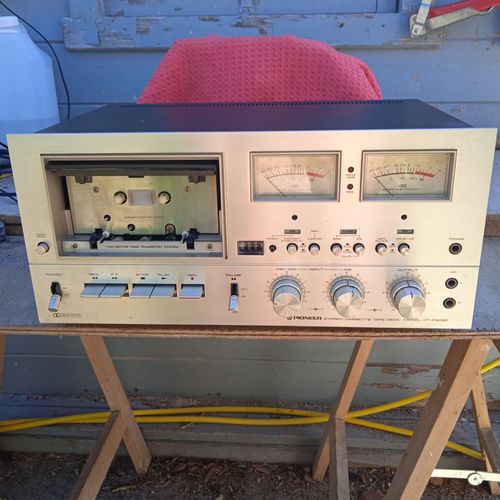 Pioneer CT-F9090 hi-fi 1977 platine cassette avec double vu-mètre collector