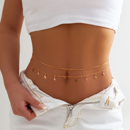 Lacteo-Boho Gold Document Moon Star Flower Charm, Ventre Taille Jowomen Jewelry, Sexy Zunderes On Boxes, Link Body, Josummer Party