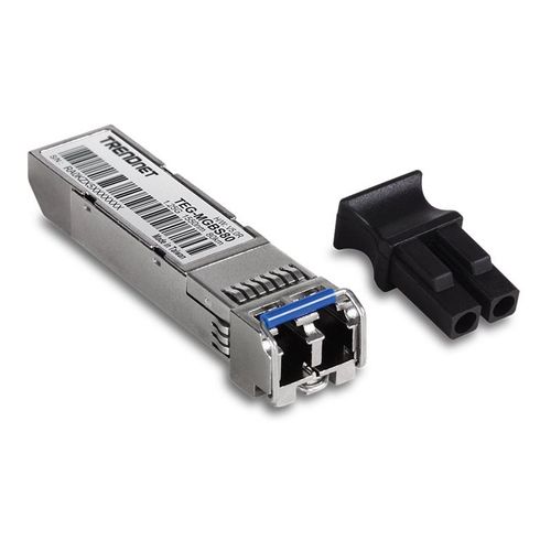 TRENDnet TEG MGBS80 - Module transmetteur SFP (mini-GBIC) - 1GbE - 1000Base-LX - mode unique LC - jusqu'à 80 km - 1550 nm - Conformité TAA