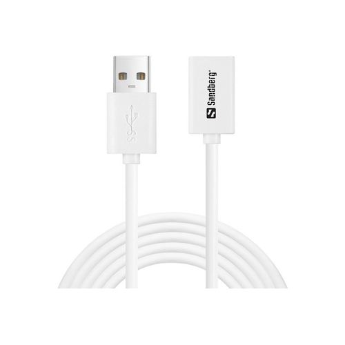 Sandberg - Rallonge de câble USB - USB type A (M) pour USB type A (F) - USB 3.0 - 2 m