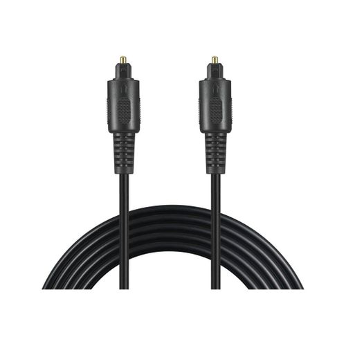 Sandberg - Câble audio numérique (optique) - TOSLINK mâle pour TOSLINK mâle - 1.8 m - fibre optique - noir