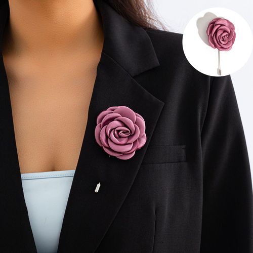 Lacteo-Épingles À Revers Fleur Délicate Pour Femme, Rouge, Noir, Coton Grill, Charme, Broche, Kpop, Accessoires, Vêtements De Ix, Décoration De Cheminée