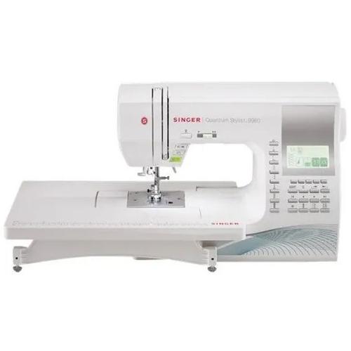 Singer Quantum Stylist 9960 Machine à coudre 600 mailles 13 one-step buttonholes LCD affichage