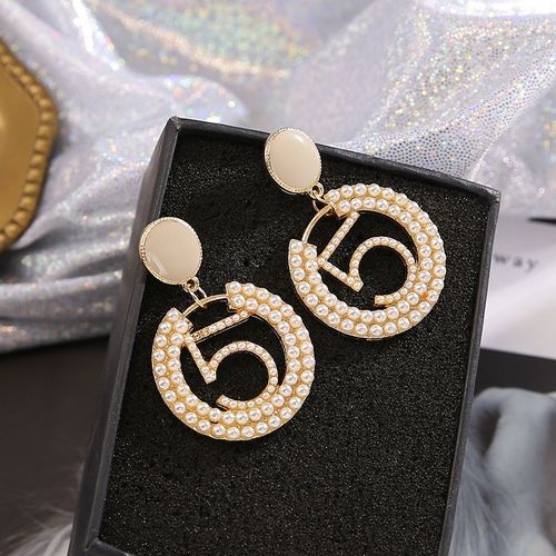 Lats ? Boucles D'oreilles En Perles Géométriques Pour Femmes, Simples, Carrées, Mode Coréenne, 2020