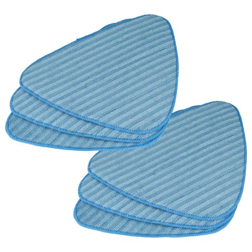 vhbw 6x Lingettes de nettoyage microfibre compatible avec Dirt Devil AquaClean DD301-0, DD302-0, M318, M318-0, M325 balai vapeur