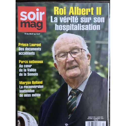 Soirmag 4750 Maryse Rolland Vallée De La Semois Balmoral Pierre Palmade Ted Kaczynski Roméo Kimberlin Brown Saint-Kilda Amélie De Bourbon-Parme Police Salvatore Minni Madonna