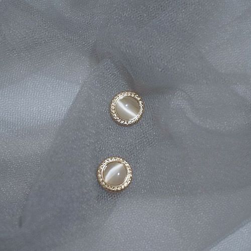 Lats-Boucles D'oreilles Rondes Géométriques Coréennes Pour Femmes, Boucles D'oreilles Pendantes En Opale, Bijoux De Fête Féminins, Nouvelle Mode, 2020