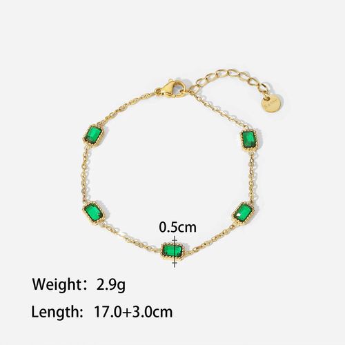 Bracelets De Tennis Pour Femmes, Hip Hop, Chimcubique, Contre-Indiqué, Argent, Or, Vert, Document, Adolescente, Clip, Jowedding, Bijoux, Nouveau, 2022