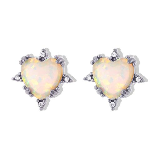 Boucles D'oreilles À Clous En Acier Inoxydable Pour Femmes Et Filles, Métal Opale, Bijoux Exquis, Tempérament, Mode, Nouveau, 03/Wear, 2023