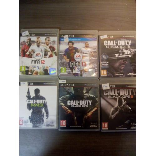 Vend Jeux Pour Ps3 Fifa12, Fifa13, Call Of Duty Ghosts, Call Of Duty Mw3, Call Of Duty Black Ops, Call Of Duty Back Ops2