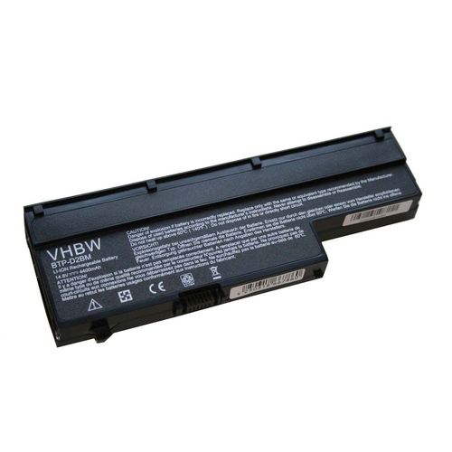 vhbw Batterie remplacement pour Medion 40029779, BTP-CWBM, BTP-CNBM, BTP-CMBM, 40027608, 40026269 pour ordinateur portable (4400mAh, 14,8V, Li-ion)
