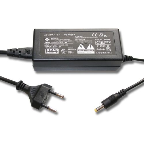 vhbw Alimentation remplacement pour Panasonic VSK0697, VSK0733, VSK-0733, VSK-0697 pour appareil photo numérique - 2m