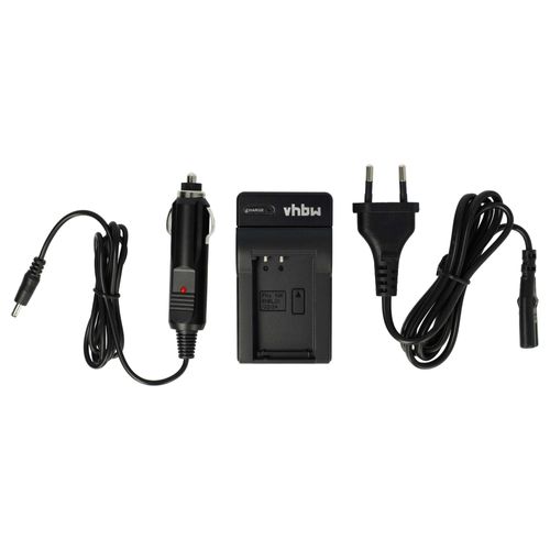 vhbw Chargeur compatible avec Nikon Coolpix P1100 caméra caméscope action-cam + câble de voiture + témoin de charge 8,4 V