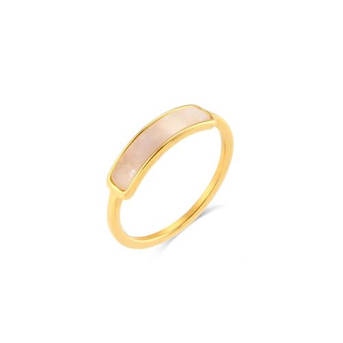 Bagues En Acier Inoxydable Pour Femmes, Sweat-Shirts Plaqués Or 18 Carats, Doigt De Coquille Blanche, Gros Bijoux De Déclaration De Mariage, Cadeaux De Mode, Sion L, 2023