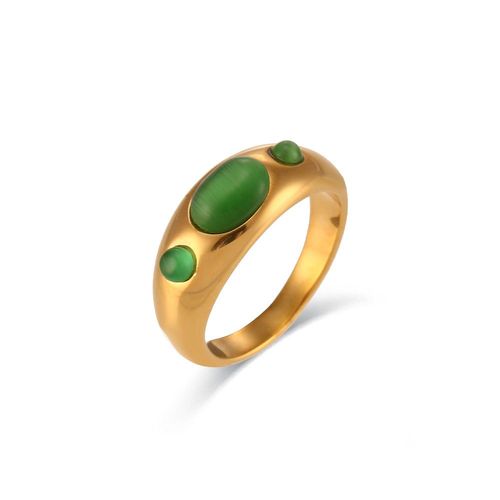 Bague De Fiançailles En Pierre Naturelle Verte Avec Biscuits Pour Femme, Alliance, Bague D'éternité, Bijoux D'amour, Cadeau De Noël, Nouveau, 2023