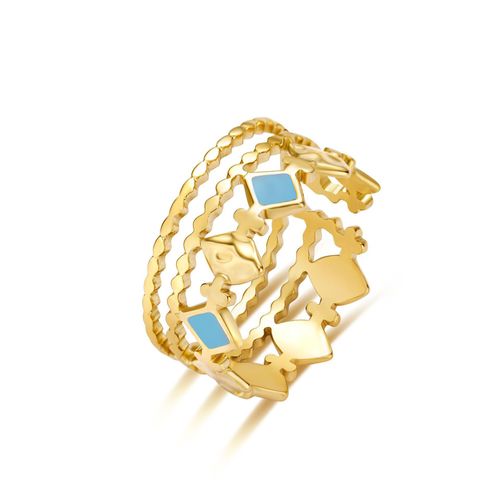 Bague Bohème En Acier Inoxydable Pour Femme, Turquoise Verte Naturelle, Charbon, Bijoux Cadeaux De Mariage, Nouvelle Collection 2023