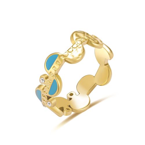 Bague Bohème En Acier Inoxydable Pour Femme, Turquoise Verte Naturelle, Charbon, Bijoux Cadeaux De Mariage, Nouvelle Collection 2023