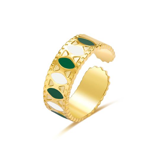 Bague Bohème En Acier Inoxydable Pour Femme, Turquoise Verte Naturelle, Charbon, Bijoux Cadeaux De Mariage, Nouvelle Collection 2023