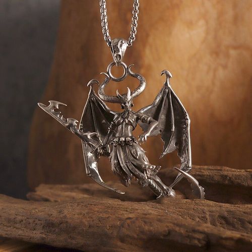 Collier Pendentif Déesse Des Ailes De Sorcière Fait À La Main, La Belle Au Bois Dormant Maléfique, Bijoux Tendance Pour Couple, Cadeau D'anniversaire