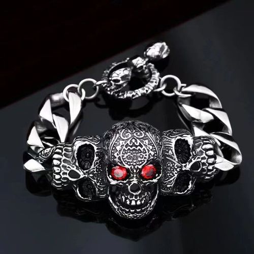 Bracelet Dragon Vent Ethnique Vintage Plaqué Argent Pour Homme, Manchette, Moto, Breloque, Cadeau Bijoux