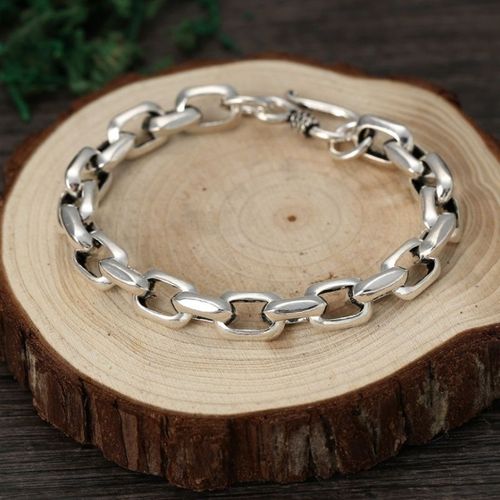 Bracelet Dragon Vent Ethnique Vintage Plaqué Argent Pour Homme, Manchette, Moto, Breloque, Cadeau Bijoux
