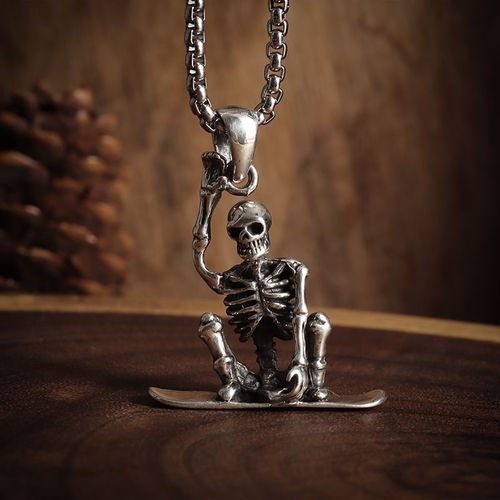 Montre De Poche Steampunk En Bronze Vintage Pour Homme, Creux, Pirates Des Caraïbes, Crâne, Ceinture D'horreur, Pendentif, Collier