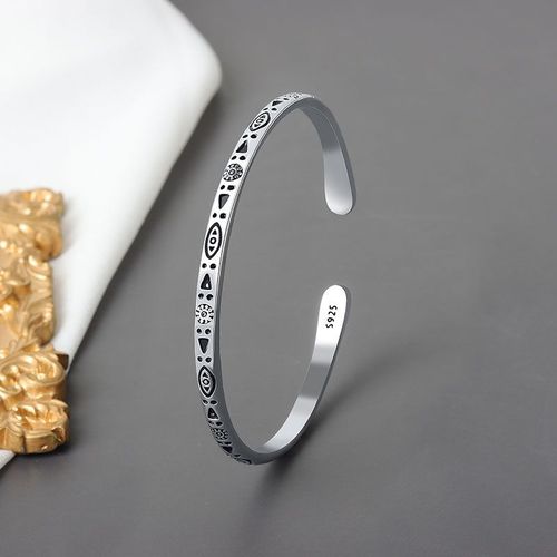 Bracelet À Breloques Totem Plaqué Argent Pour Hommes Et Femmes, Bracelet Vintage, Mode, Bijoux Faits À La Main, Cadeau Pour Les Mains