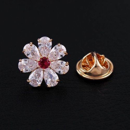 Broche De Camélia En Cristal Pour Femmes, Décoration D'écharpe, Broche De Fleur De Rose, Épingle De Robe Imbibée De Filles, Design De Mode
