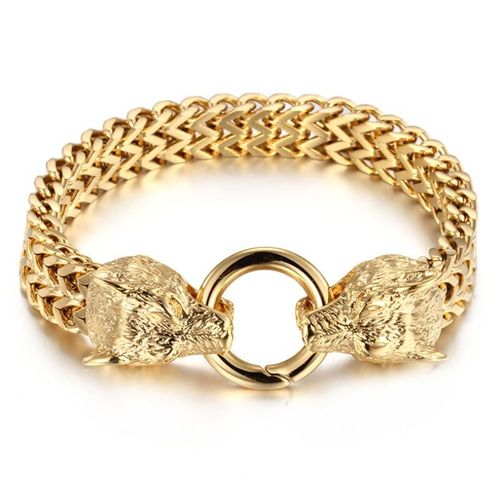 Bracelet Tête De Mort En Acier Inoxydable Pour Homme, Punk, Gothique, Classique, Mode, Savoir Chaud, Charme, Bijoux, Cadeau
