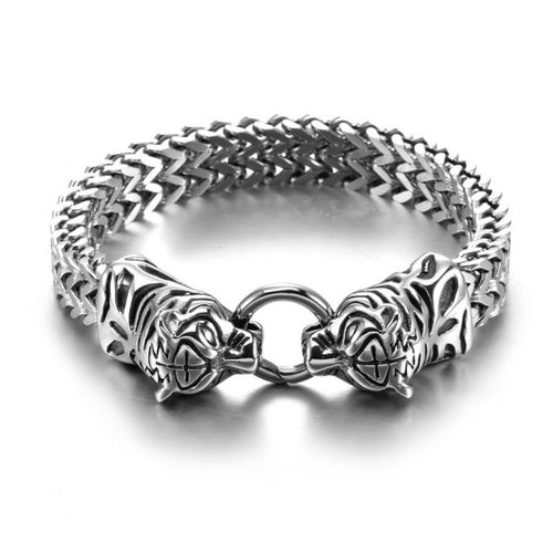 Bracelet Tête De Mort En Acier Inoxydable Pour Homme, Punk, Gothique, Classique, Mode, Savoir Chaud, Charme, Bijoux, Cadeau