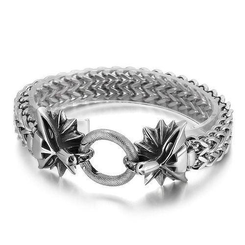 Bracelet Tête De Mort En Acier Inoxydable Pour Homme, Punk, Gothique, Classique, Mode, Savoir Chaud, Charme, Bijoux, Cadeau