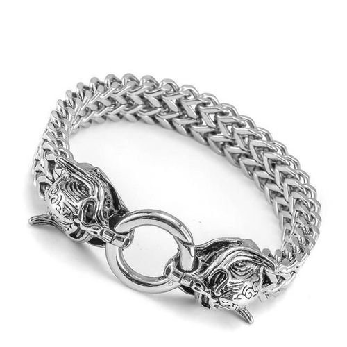 Bracelet Tête De Mort En Acier Inoxydable Pour Homme, Punk, Gothique, Classique, Mode, Savoir Chaud, Charme, Bijoux, Cadeau