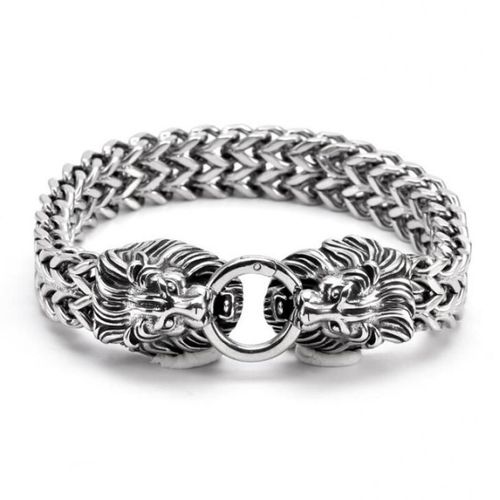 Bracelet Tête De Mort En Acier Inoxydable Pour Homme, Punk, Gothique, Classique, Mode, Savoir Chaud, Charme, Bijoux, Cadeau