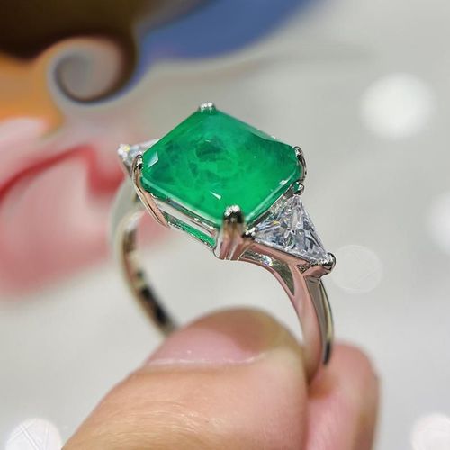 Bagues De Mariage Carrées En Zircon Bleu Lac, Bijoux Glamour Élégants Pour Dames, Cadeaux De Fiançailles