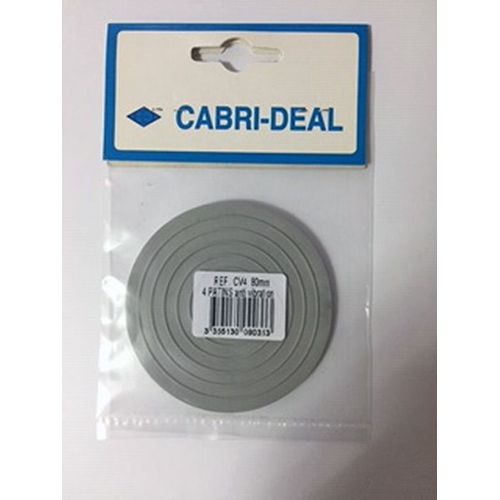 PACK DE 4 PATINS ANTI VIBRATION