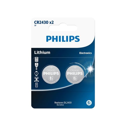 Piles Philips CR2430 x2