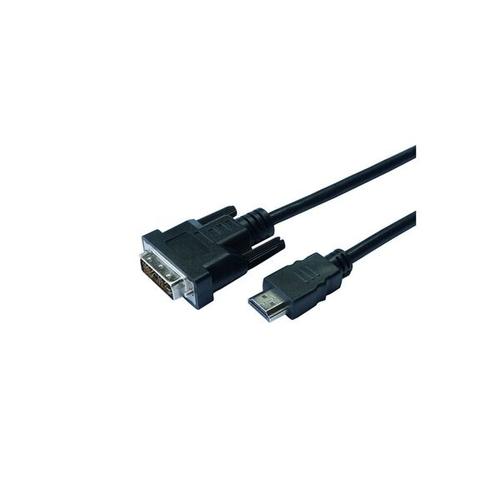 Câbles vidéo Lineaire Cable DVI (Male) Vers HDMI (Male) 1,5M