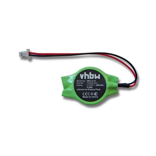vhbw Pile BIOS compatible avec HP Compaq Evo NX6110, NC8230, NC8000, NC6220, NX6000, NW8240, NW8220 pc, ordinateur notebook (200mAh, 3V, Li-ion)