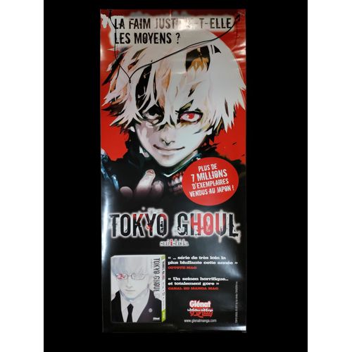 Affiche / Kakemono Manga Tokyo Ghoul Double-Face Rare !