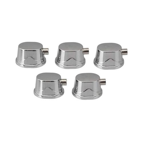 5 Pièces Kit De Batterie En Alliage D'argent Rectangulaire Claw Hook Lug Single End Drum Percussion Accessoire Pièces De Rechange