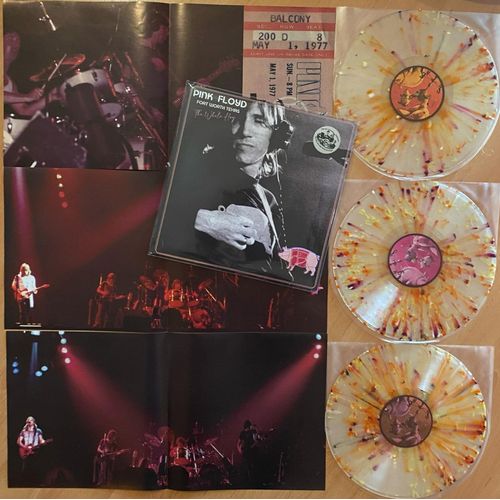 Pink Floyd-Fort Worth,Texas 1977 3lp Splatter Vinyl