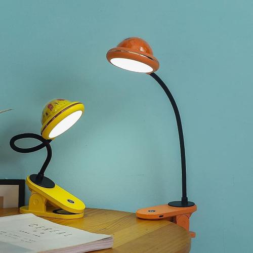 Lampe de bureau à LED COB rechargeable avec col de cygne