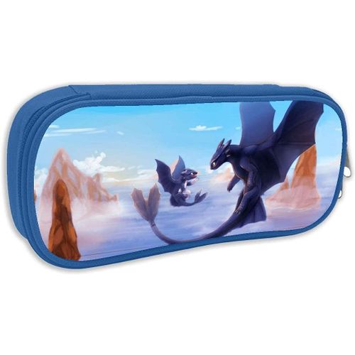 Organisateurs Trousse ¿¿ Crayons Dragon Pencil Marker Porte-Crayons Pour College School Boys Bleu[1699]