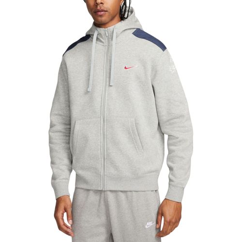 Sweat À Capuche Et Zip Club Gris - Fq8819-063 - Xxl