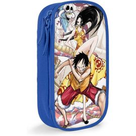 One Piece Monkey Luffy Trousse ¿¿ Crayons D Impression Personnalis¿¿E Bleu[5207]