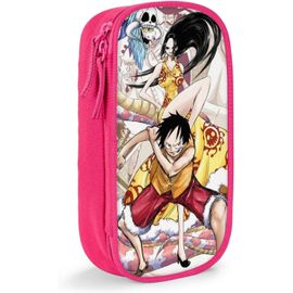 One Piece Monkey Luffy Trousse ¿¿ Crayons D Impression Personnalis¿¿E Rose[5208]