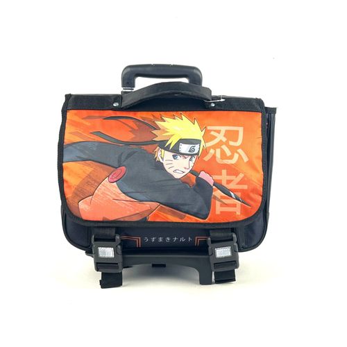 Cartable 2 soufflets à roulettes Naruto 05013