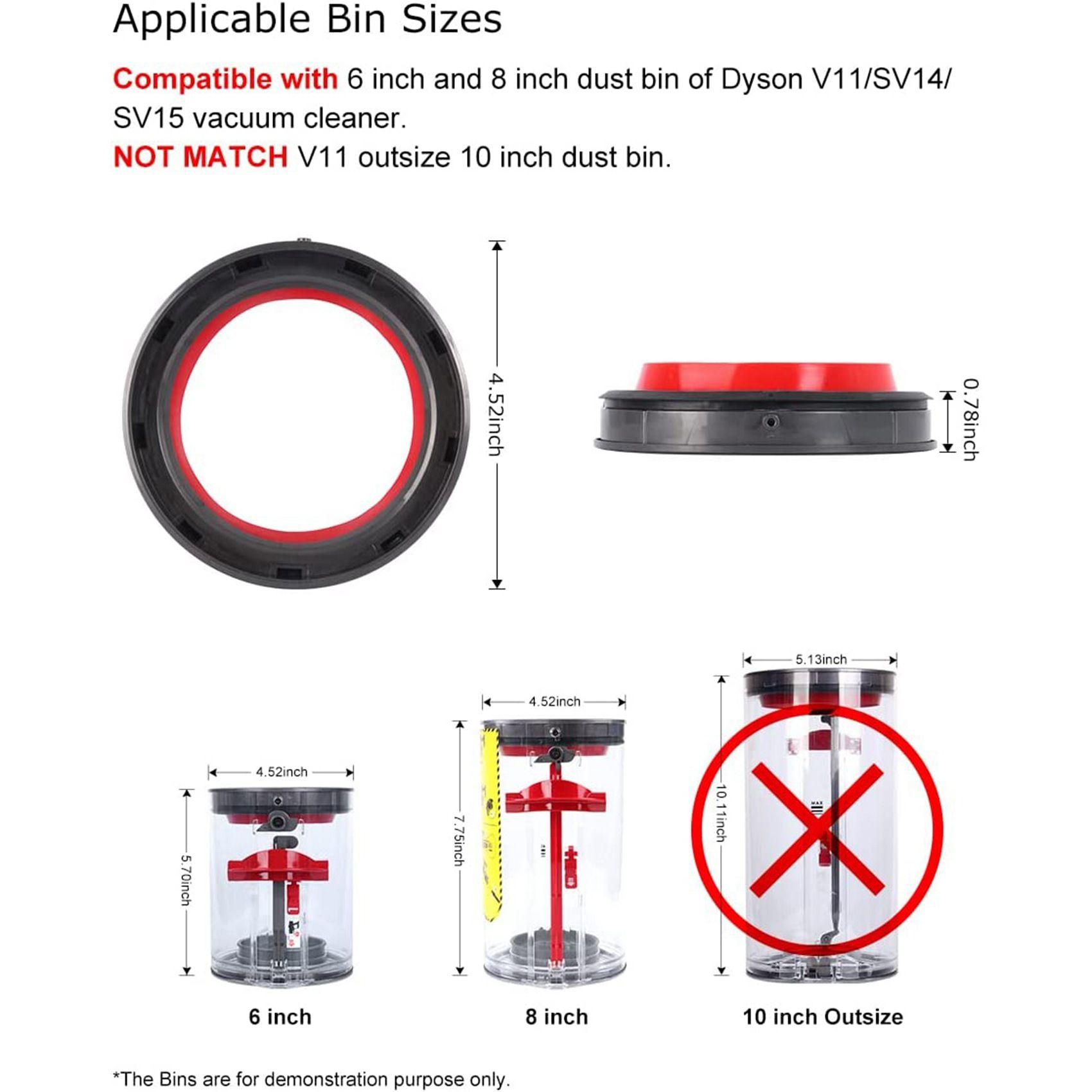 Pour V11 SV14 SV15 Aspirateur-Bac  PoussiRe Haut...