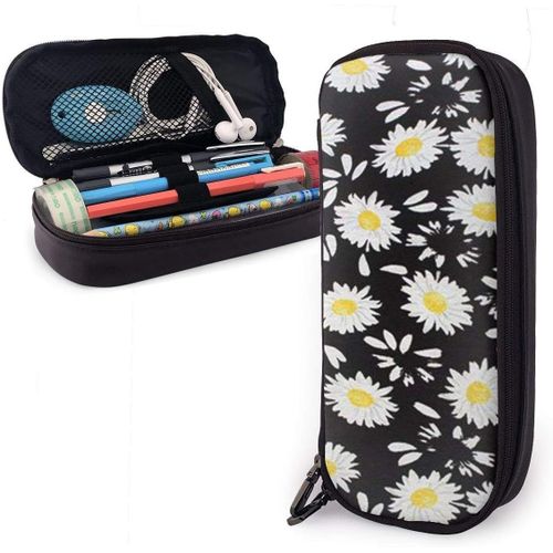 Corne De Renne White Daisy Trousse ¿¿ Crayons Grande Capacit¿¿ Trousse ¿¿ Crayons